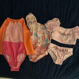 18 month swim bundle with the Ariel the Mermaid and Minnie Mouse!